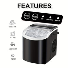 26 lb Portable Countertop Bullet Ice Maker with Handle