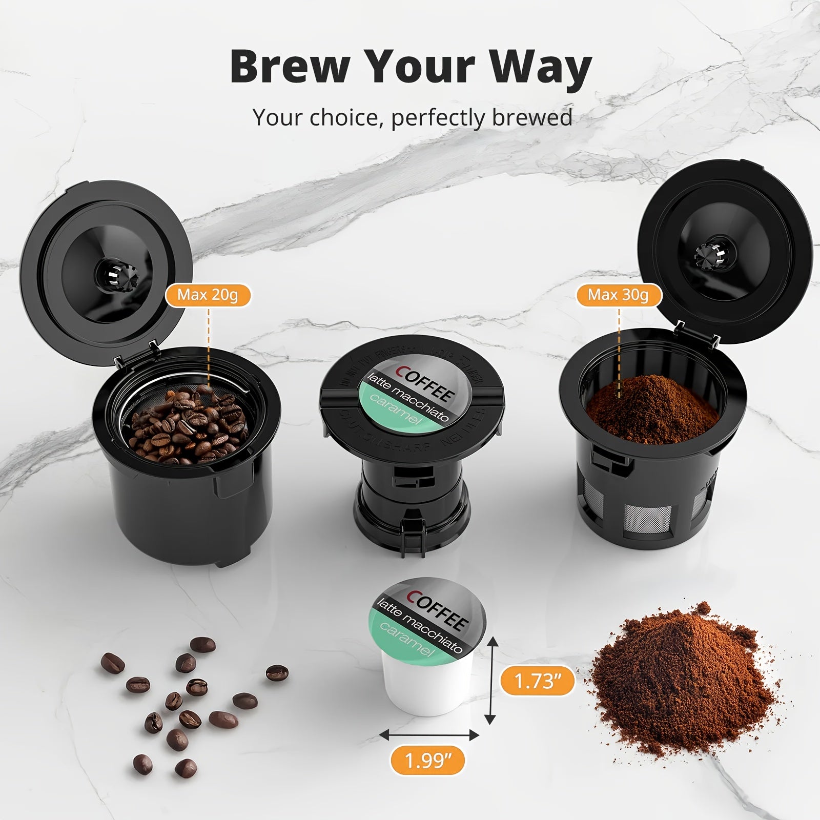 GB14 Grind & Brew Single Serve Coffee Maker