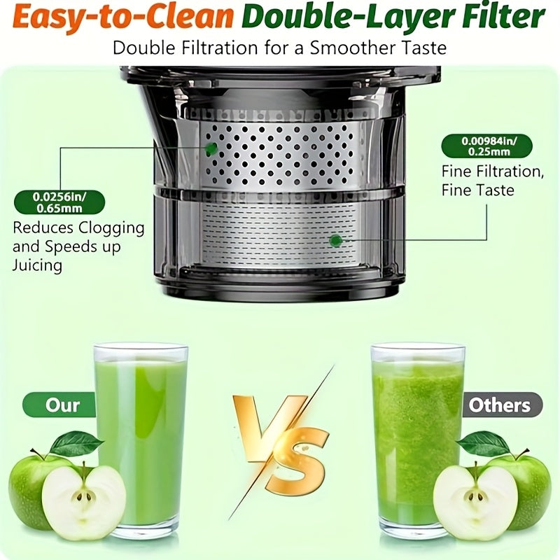 CJ200 350W Wide Feed Masticating Juicer