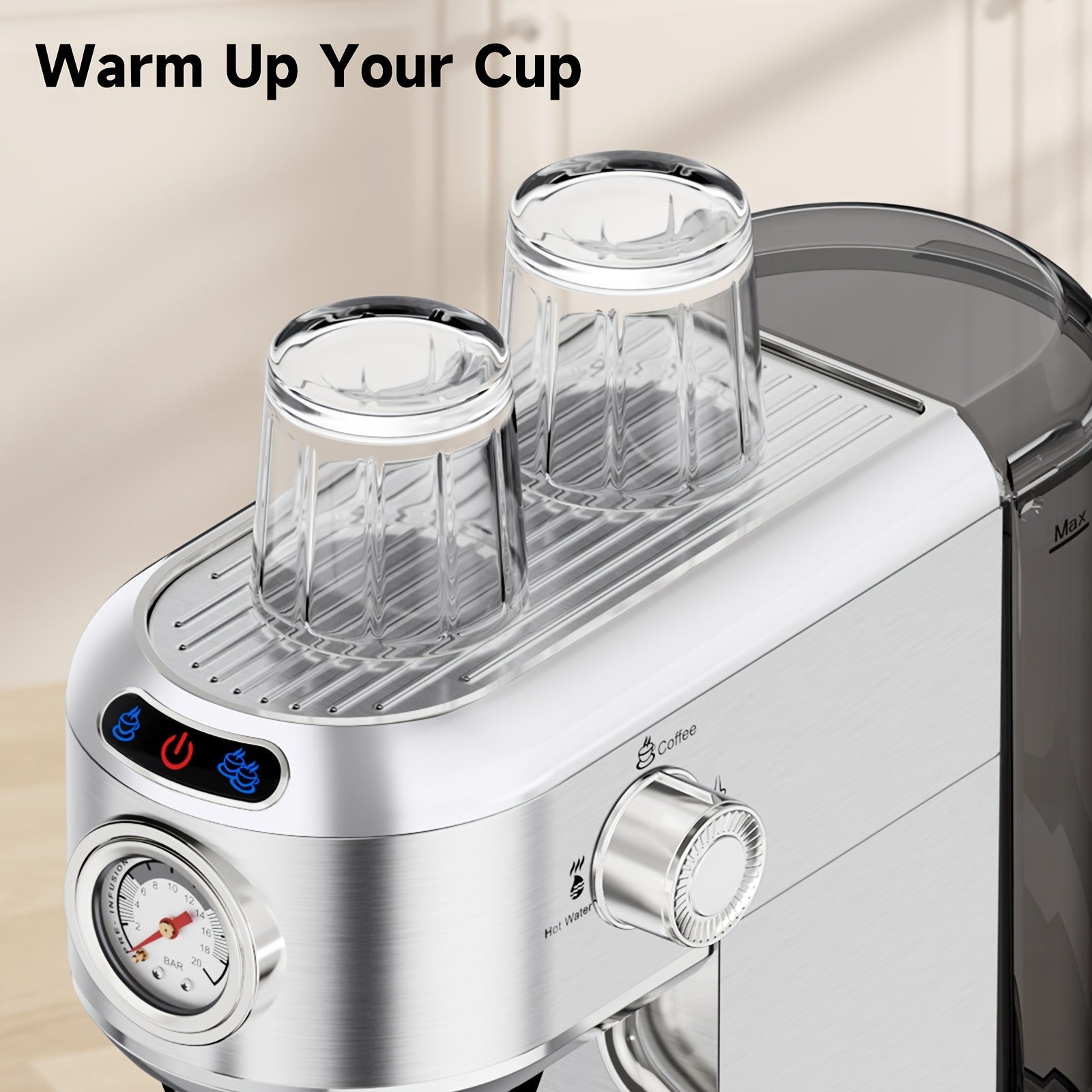 EM20 Compact 20 Bar Espresso Machine