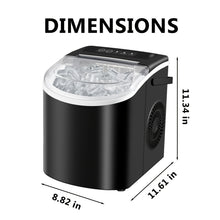 26 lb Portable Countertop Bullet Ice Maker with Handle