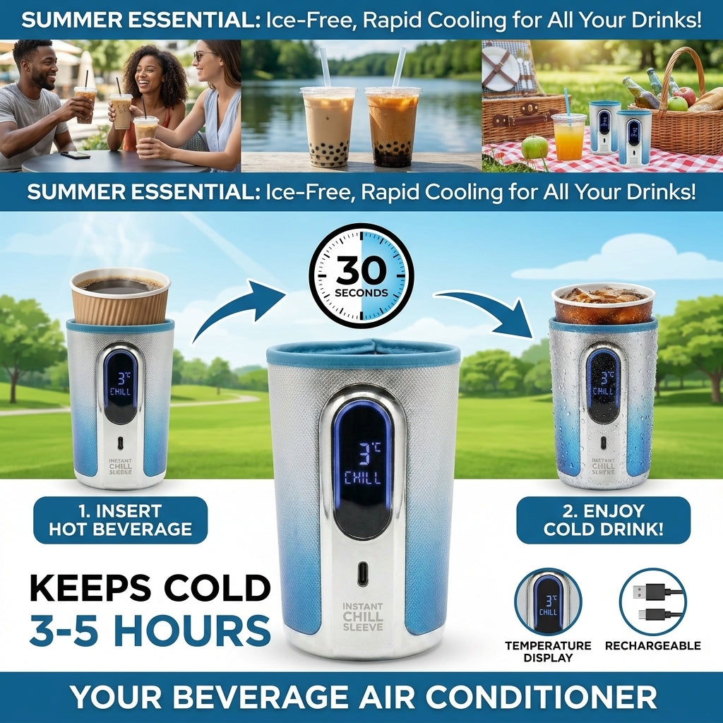 FrostCup 30 second cooling and 3 to 5 hour cold support