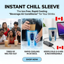 FrostCup rechargeable cold drink sleeve lifestyle image