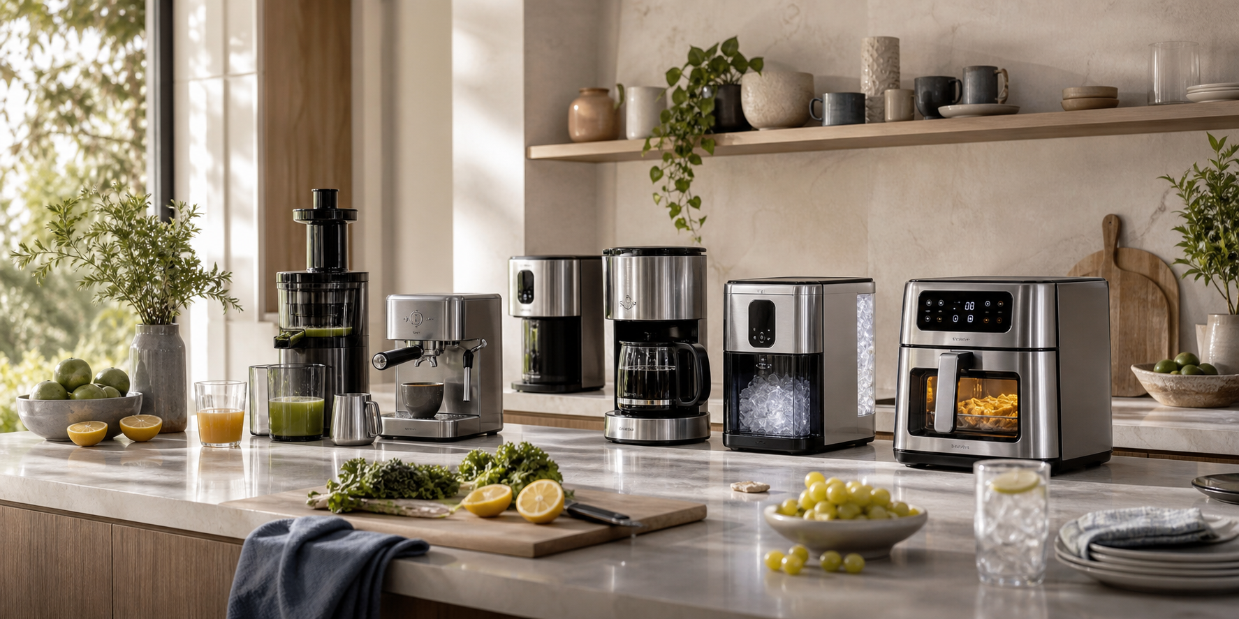 Designed for kitchens that want calm power, not counter noise.